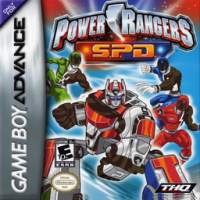 Power Rangers: S.P.D. PAL GameBoy Advance  box art